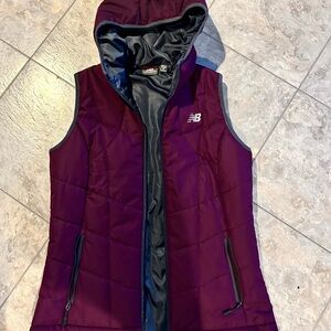 New Balance Women's Plum Hooded Vest
